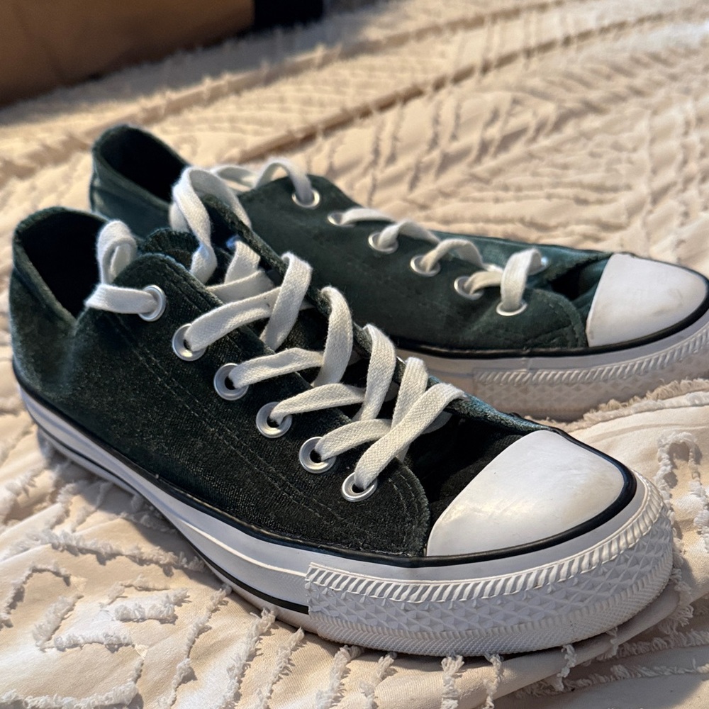 Converse Dark Green Athletic Shoes